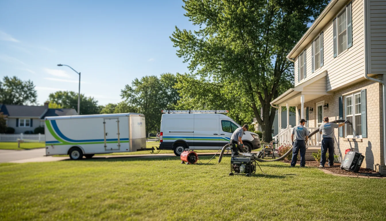Flooded Basement Restoration And Cleanup With Repair in Bellingham, MN near me